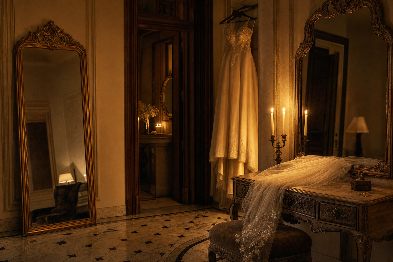 Placeholder: the private bridal suite